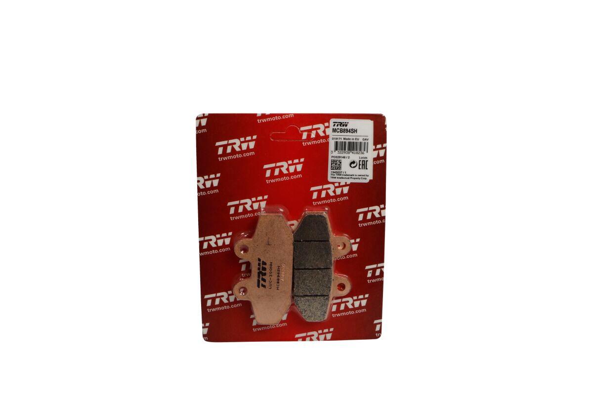 MCB894SH - TRW SH Series Sintered Rear Brake Pads For Harley Davidson FLDE 1750 2018-2020 Rear
