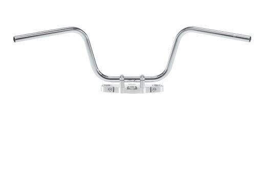 MCL136CKK - TRW Steel Handlebar 24,5mm (1") For Triumph Bonneville 865 T100 2005-2015 Ape Hanger - Chrome