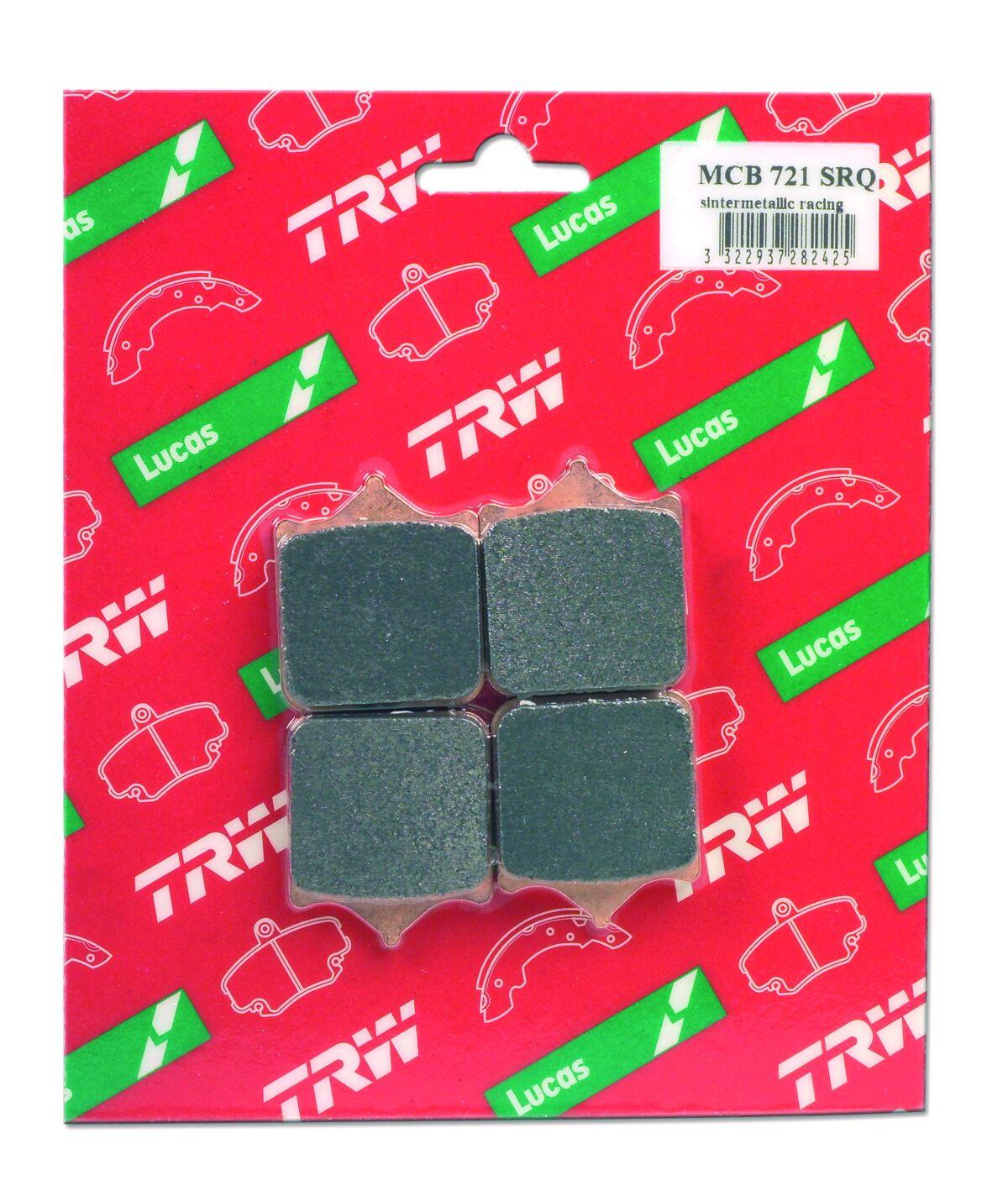MCB721SV - TRW SV Series Sintered Brake Pads For Husqvarna 701Supermoto 2016-2017 Front