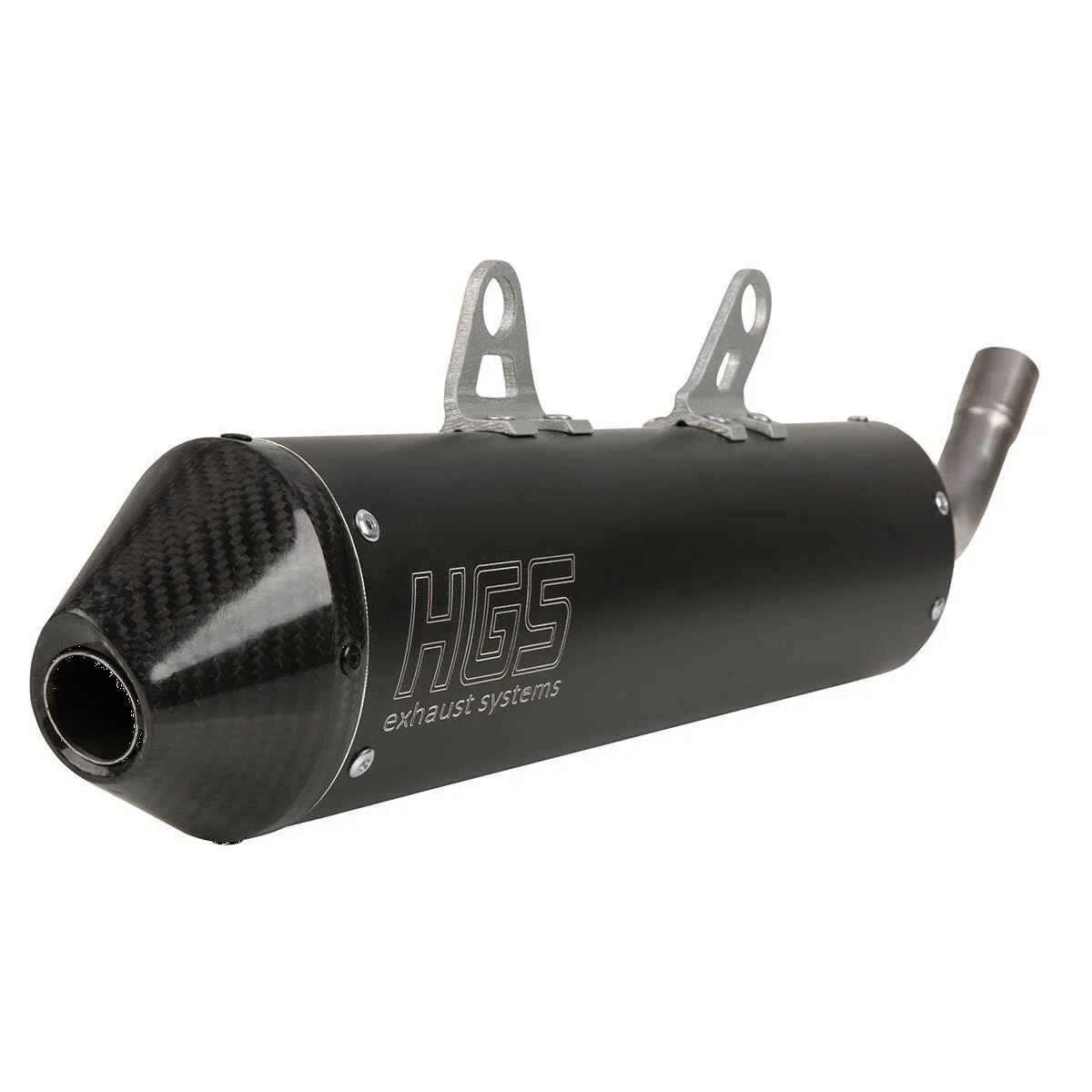 XE-224-SCZ - HGS Silencer For Gas Gas EC 250 2024-2025 - Black
