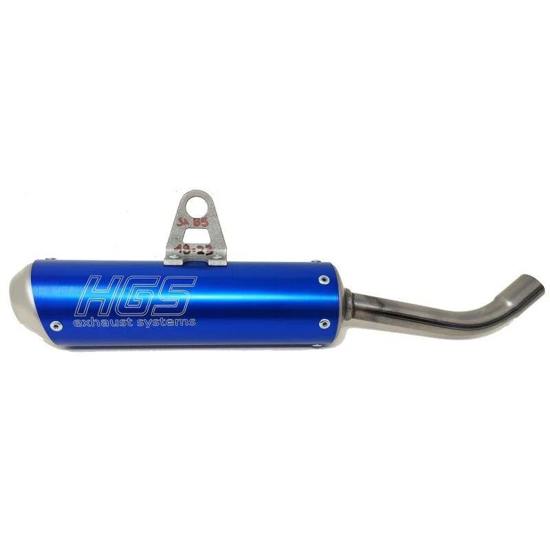 YT-618-SSB - HGS Silencer For Yamaha YZ65 2018-2026 - Blue