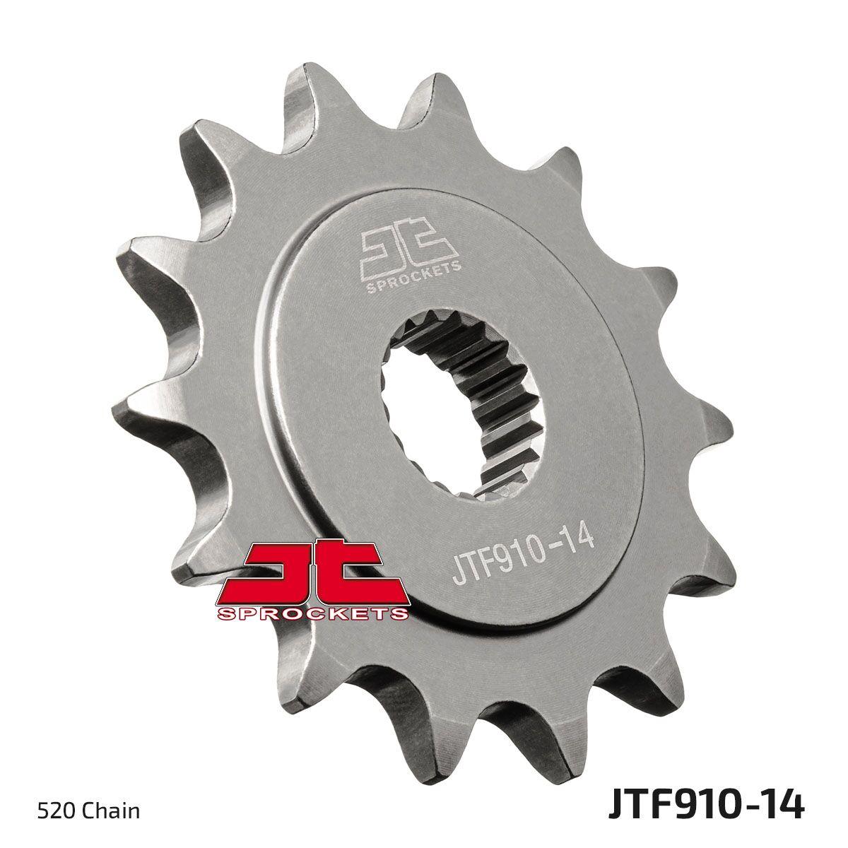 JTF910.14 - JT Steel Sprocket For Zontes 125 G1 ABS 2020-2024 Front 14T