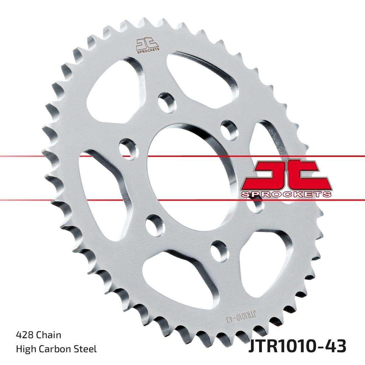 JTR1010.43 - JT Steel Sprocket For Benelli BN125 CBS 2018-2023 Rear 43T
