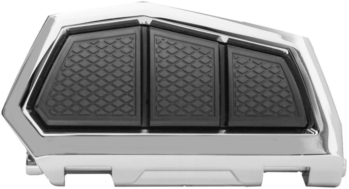 KUR10026-1 - Kuryakyn Enygma Passenger Boards For Harley Davidson FLHR 1340 1994-1998 - Chrome
