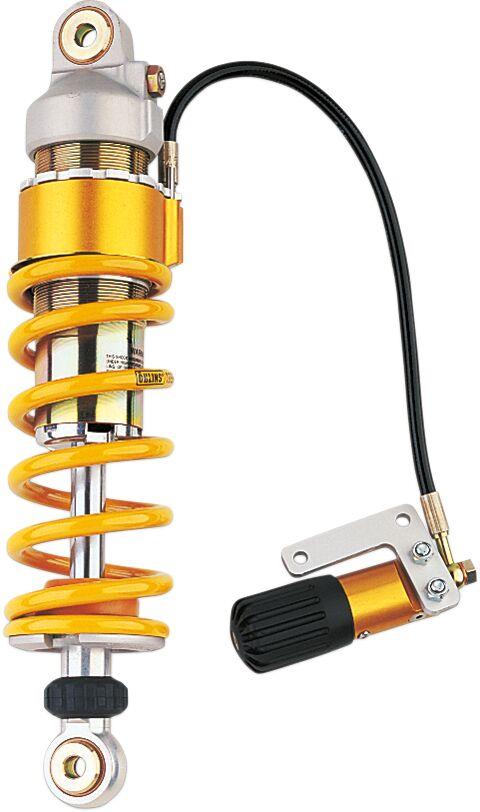 BM 836 - Ohlins S46 Adventure Shock For BMW R 100 GS 1986-1996 Rear 495.00 mm (19.50") - Chrome/Yellow
