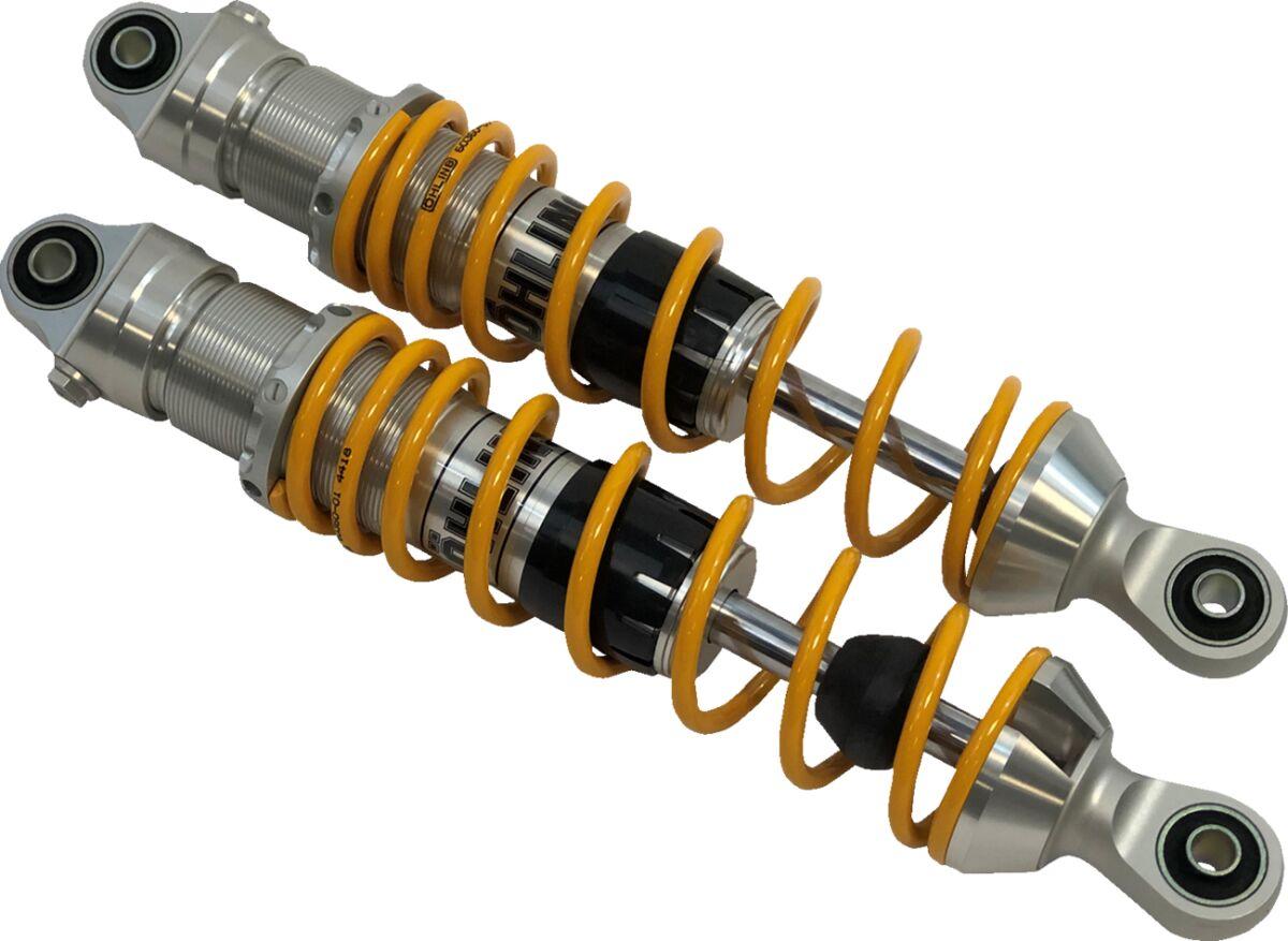 HO 919 - Ohlins STX S36E Shock For Honda MSX125 2021-2025 Rear 334.00 mm (13.15") - Silver/Yellow