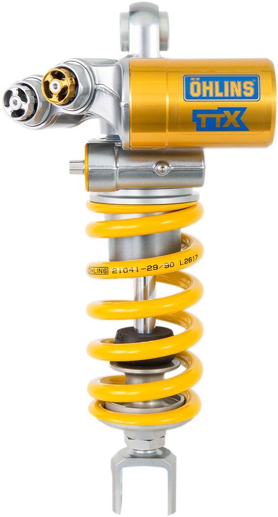 YA 469 - Ohlins TTX GP Shock Absorber For Yamaha YZF-R6 600 2006-2020 Rear 293.00 mm (11.55") - Chrome/Yellow