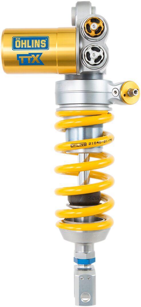 TR 469 - Ohlins TTX GP Shock Absorber For Triumph Daytona 675 2013-2015 Rear 295.50 mm (11.63") - Chrome/Yellow