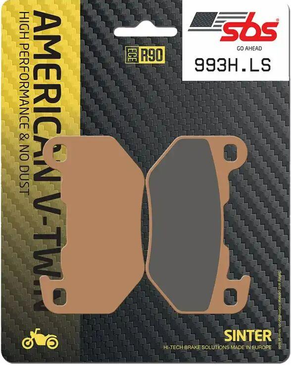 993H.LS - SBS LS Street Excel Sintered Rear Brake Pads For Harley Davidson RH 1250S ABS