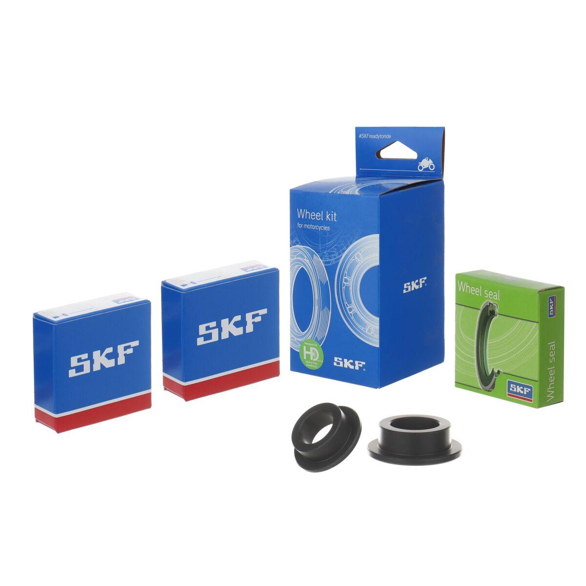VKWB-R-15-HD-A - SKF HDS Wheel Bearing Kit with Seals & Spacers For Honda CR125 2000-2007 Rear