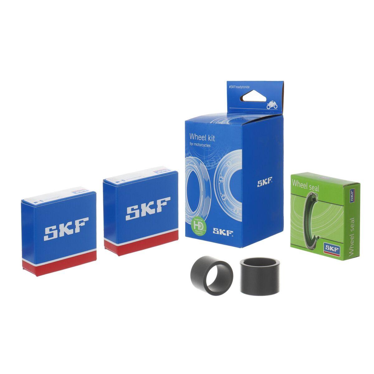 VKWB-F-25-HD-A - SKF HDS Wheel Bearing Kit With Seals & Spacers For Gas Gas EC125 2005-2010 Front