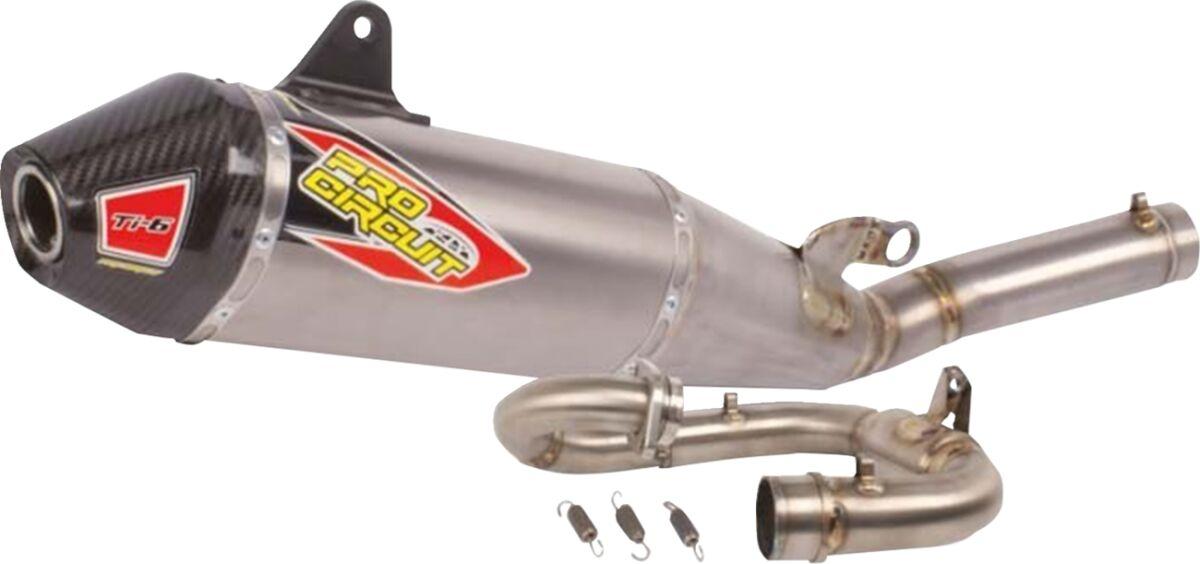 0332625F - Pro Circuit TI-6 Titanium Exhaust System With Carbon End Cap For Yamaha YZF250 2019-2026