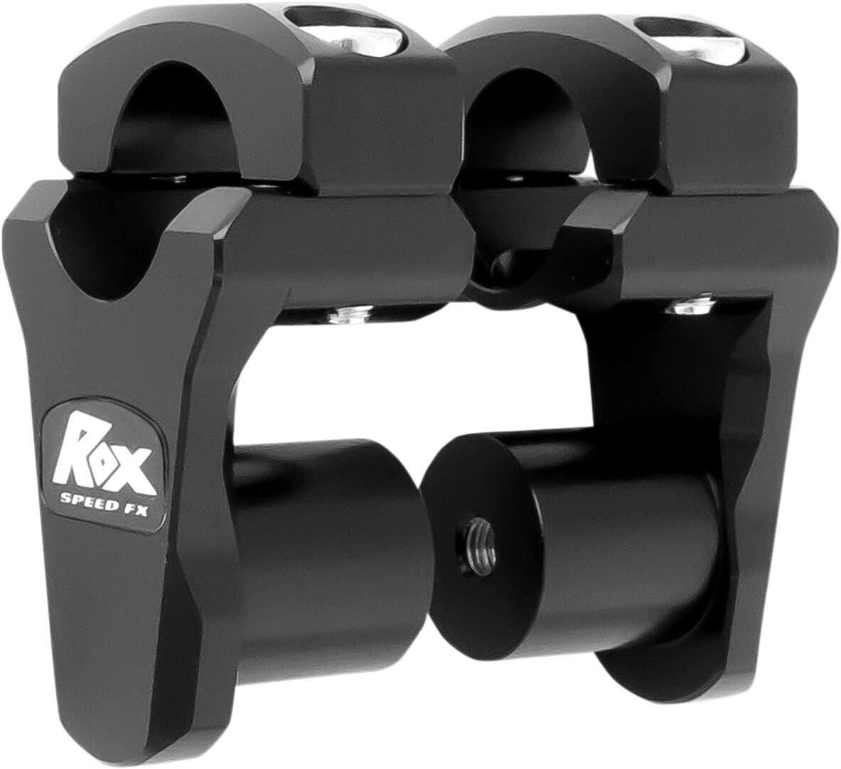 3R-P2PPLK - Rox Speed FX Pivoting Handlebar Risers For 1-1/8" Bar Clamps For KTM Adventure 1090 2018 44.5 mm (1-3/4") - Black