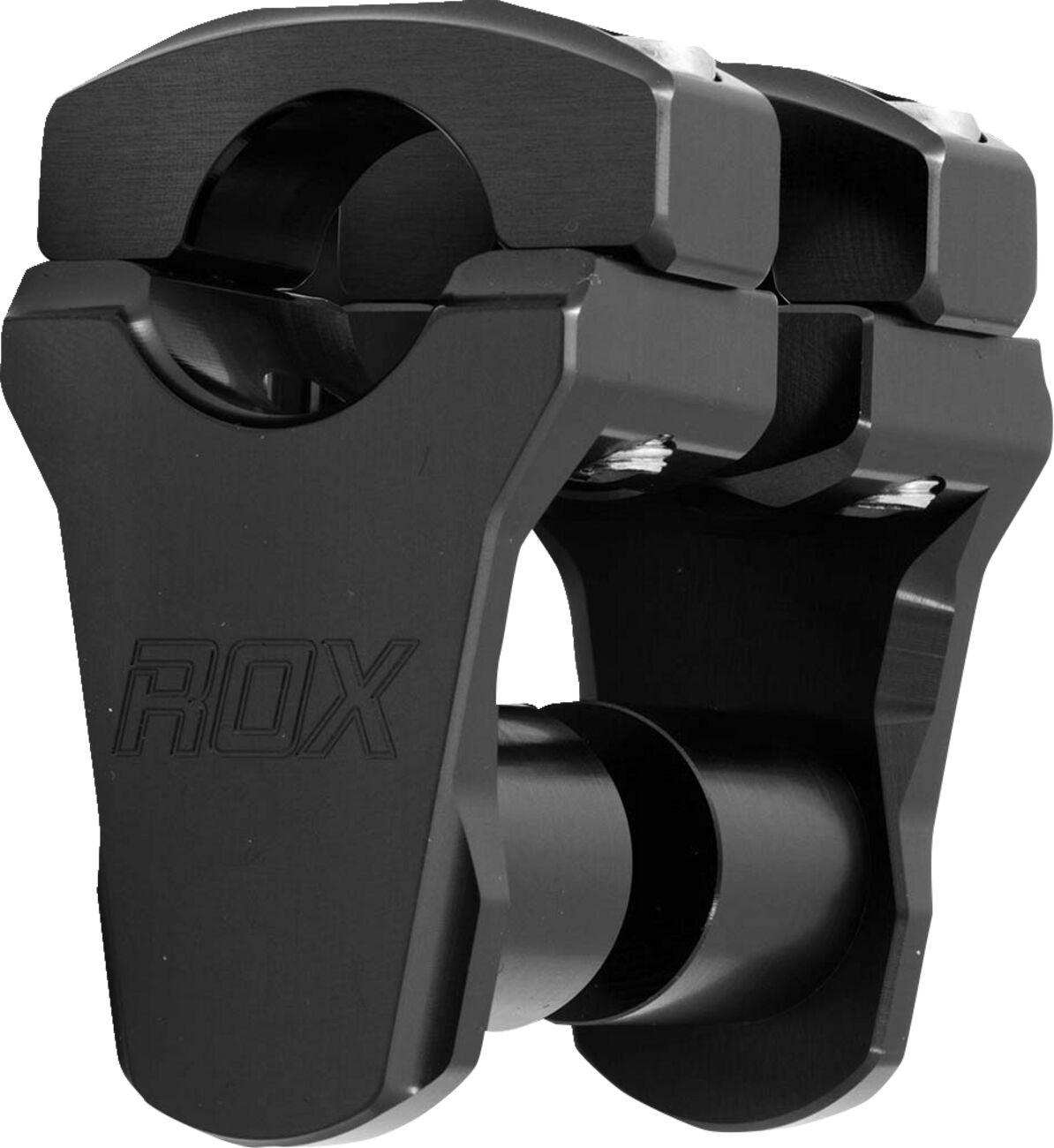 3R-P2PPL390 - Rox Speed FX Pivoting Handlebar Risers For KTM Adventure 390 2020-2024 44.5 mm (1-3/4") - Black