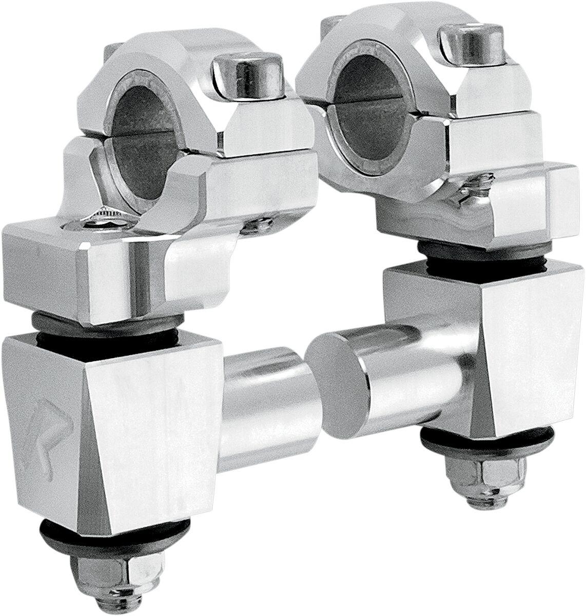 1R-AV2SE - Rox Speed FX Elite Anti-Vibration Pivot Handlebar Risers For Honda CB1000C 50.8mm (2") - Chrome