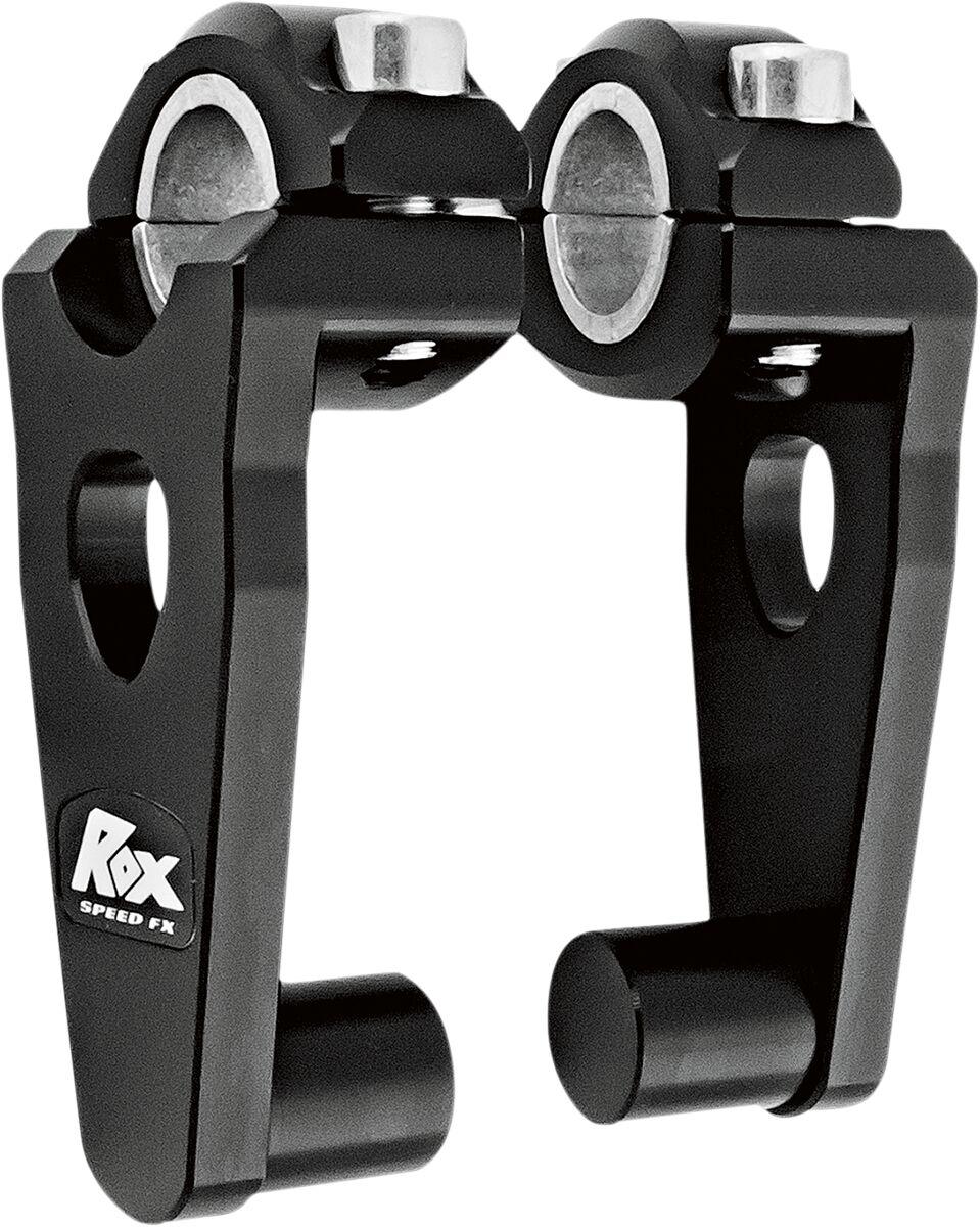 1R-P3SEK - Rox Speed FX Elite Pivoting Handlebar Risers For 7/8" & 1-1/8" Handlebars 88.9mm (3-1/2") - Black