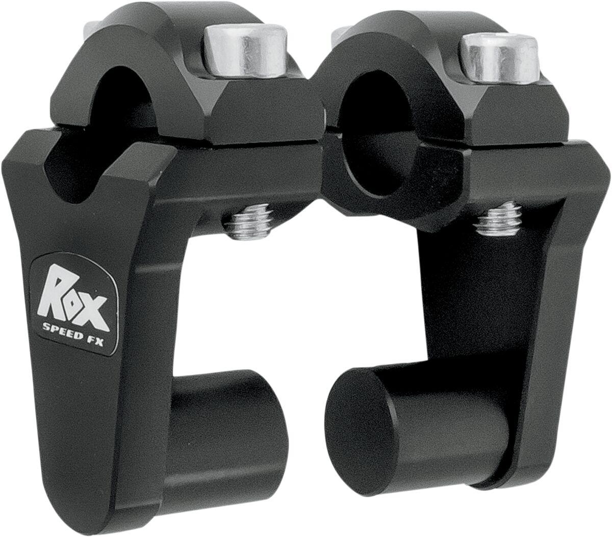 1R-P2SS - Rox Speed FX Pivoting Handlebar Risers For 7/8" Bar Clamps For Honda CB1000C 50.8 mm (2") - Black