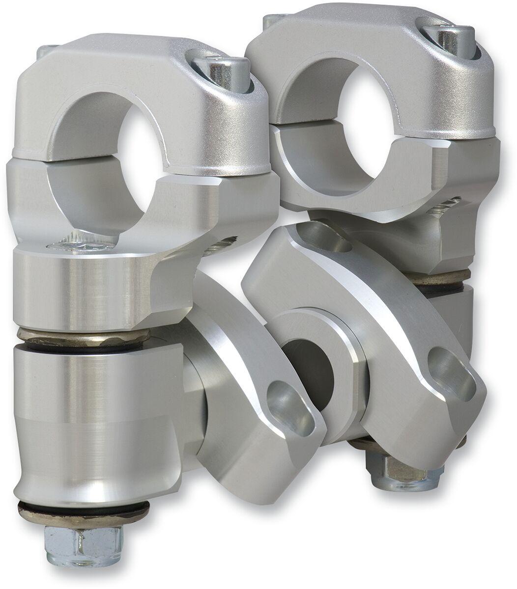 1R-AV2GSA - Rox Speed FX Anti-Vibration Pivot Handlebar Risers For BMW R 1200 GS 50.8 mm (2") - Chrome