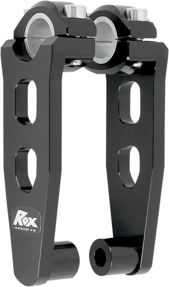 1R-P5SEK - Rox Speed FX Elite Pivoting Handlebar Risers For 7/8" & 1-1/8" Handlebars For Honda CRF250R 2018-2021 12.5 cm (5") - Black