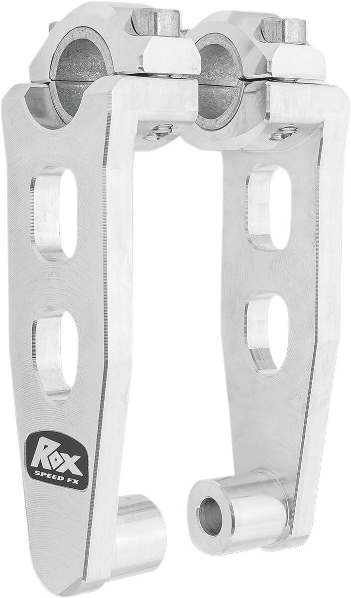 1R-P5SE - Rox Speed FX Elite Pivoting Handlebar Risers For Honda CRF250R 2018-2021 12.5 cm (5") - Chrome