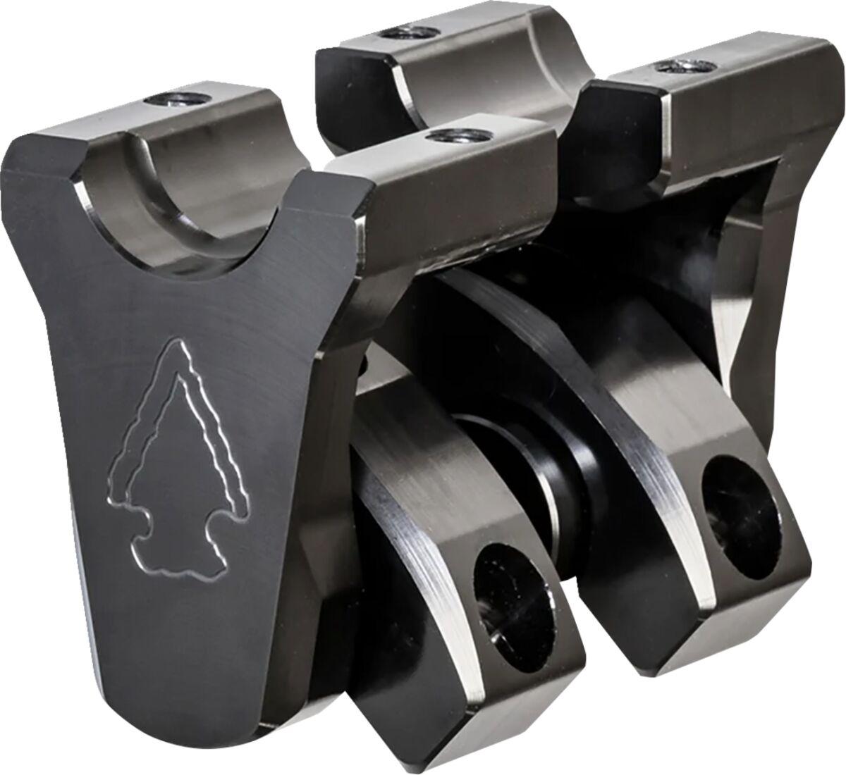 4R-P2RIN - Rox Speed FX Pivoting Handlebar Riser Kit For Indian Scout 60 2016-2022 50.8 mm (2") - Black