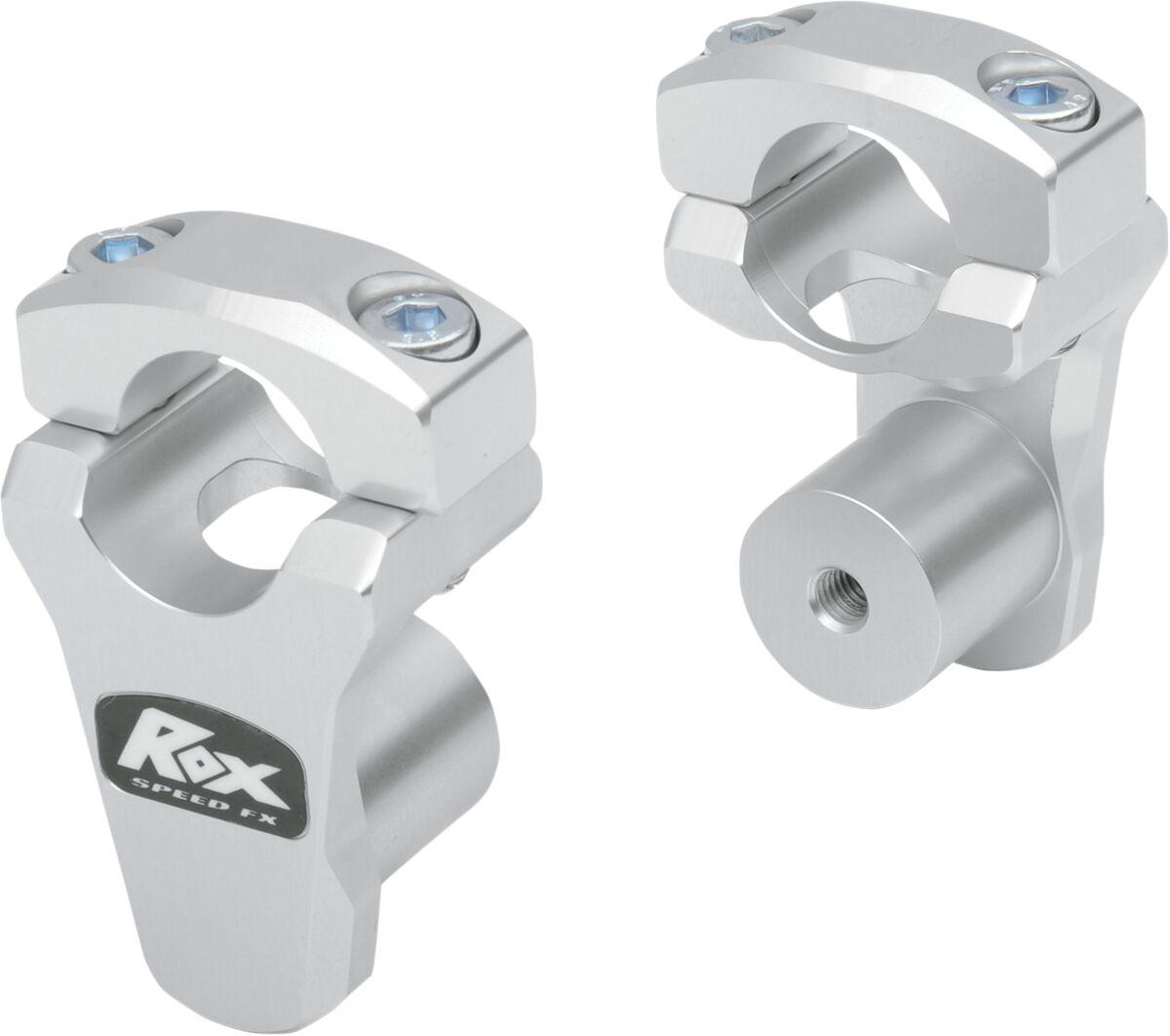 3R-P2PPL - Rox Speed FX Pivoting Handlebar Risers For 1-1/8" Bar Clamps For KTM Adventure 1090 2018 44.5mm (1-3/4") - Chrome