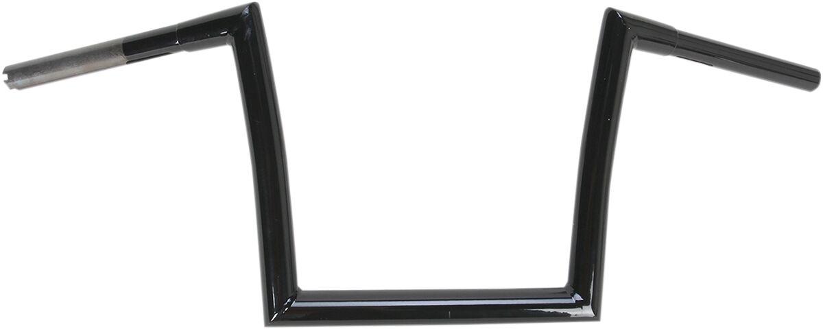 0601-2729 - Todds 1-1/4" Strip Handlebar For Harley Davidson FLSTF 1584 2007-2010 23 cm (9") - Black