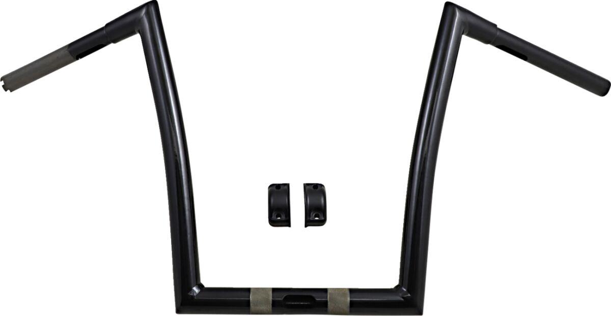 0601-3989 - Todds 1-1/4" Touring Handlebar For Harley Davidson FLTRK 1868 2020-2022 35.5 cm (14") - Black