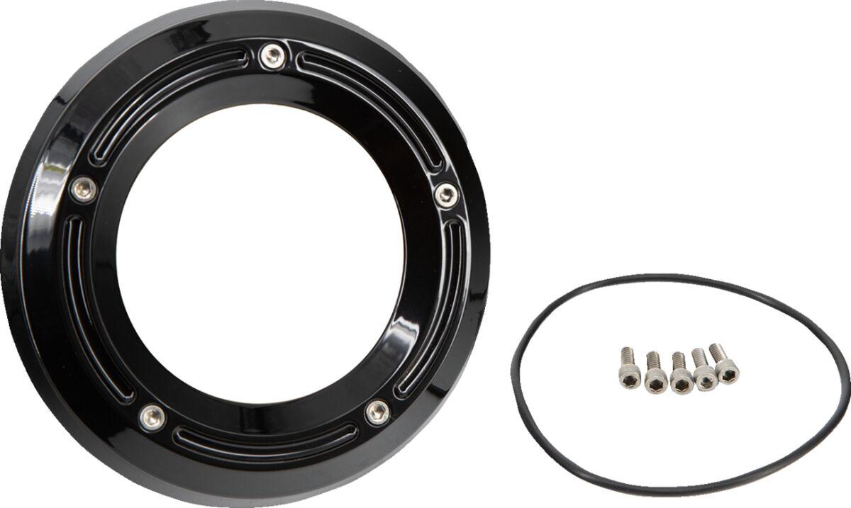 TM-0042BK - Trask Assault Derby Cover with Window For Harley Davidson FLDE 1750 2019-2020 - Black