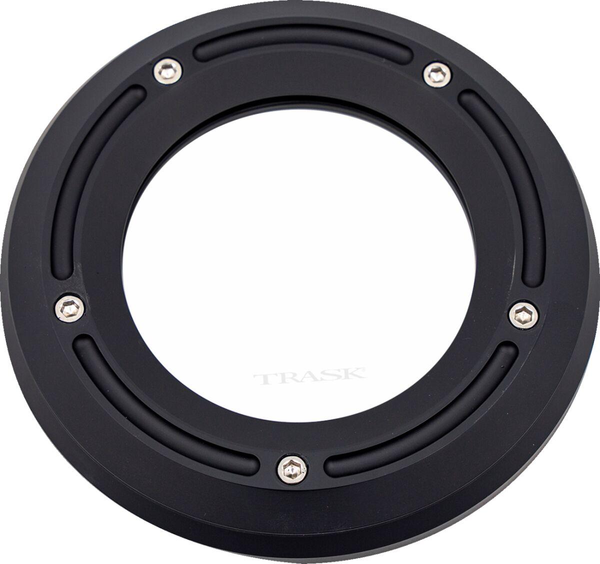 TM-0042MBK - Trask Assault Derby Cover with Window For Harley Davidson FLDE 1750 2019-2020 - Black
