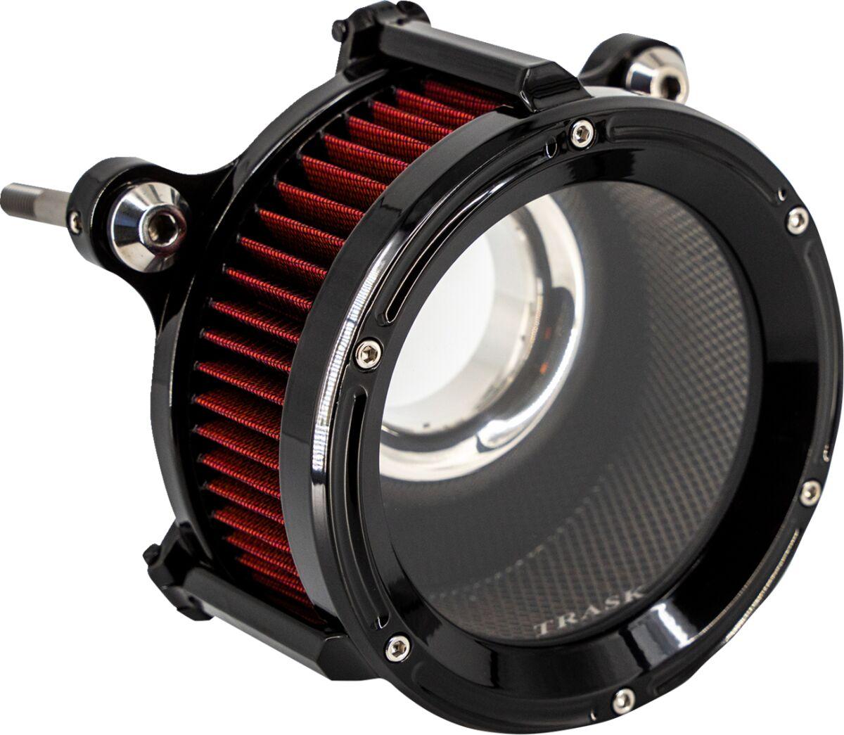 TM-1023GBK - Trask Assault Charge High-Flow Air Cleaner For Harley Davidson FLDE 1750 2018-2020 - Black