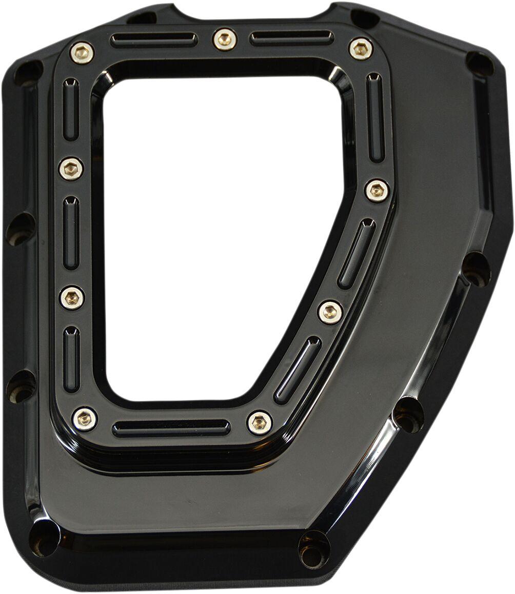 TM-017BK - Trask Assault Series Cam Cover For Harley Davidson FLD 1690 2012-2013 - Black