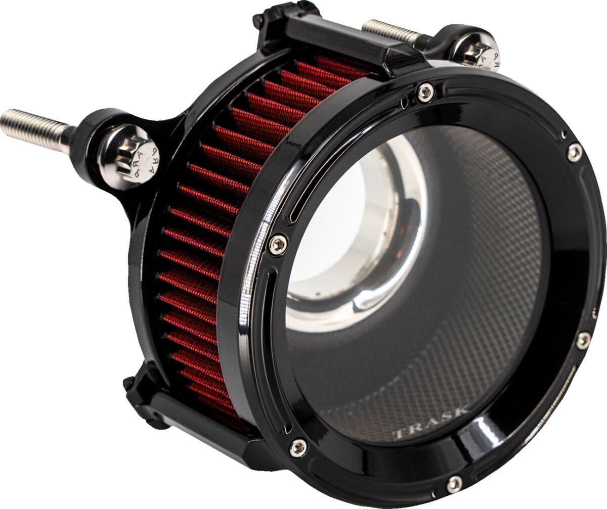 TM-1024GBK - Trask Assault Charge High-Flow Air Cleaner Kit For Harley Davidson FLHRXS 1868 2024-2025 - Black