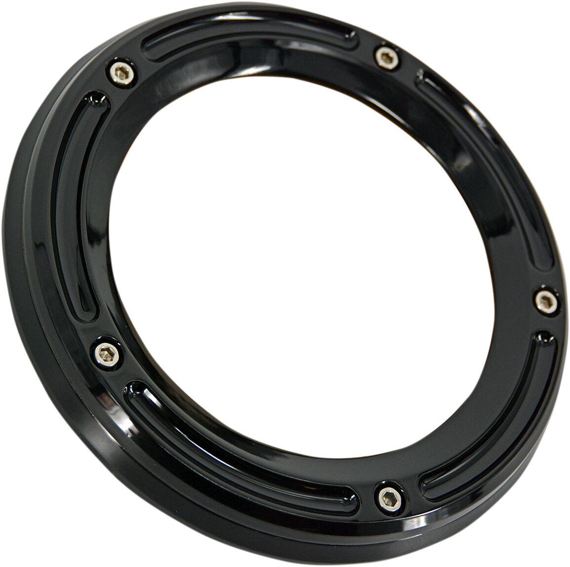 TM-0041BK - Trask Assault Derby Cover with Window For Harley Davidson FLH 1868 2021 - Black