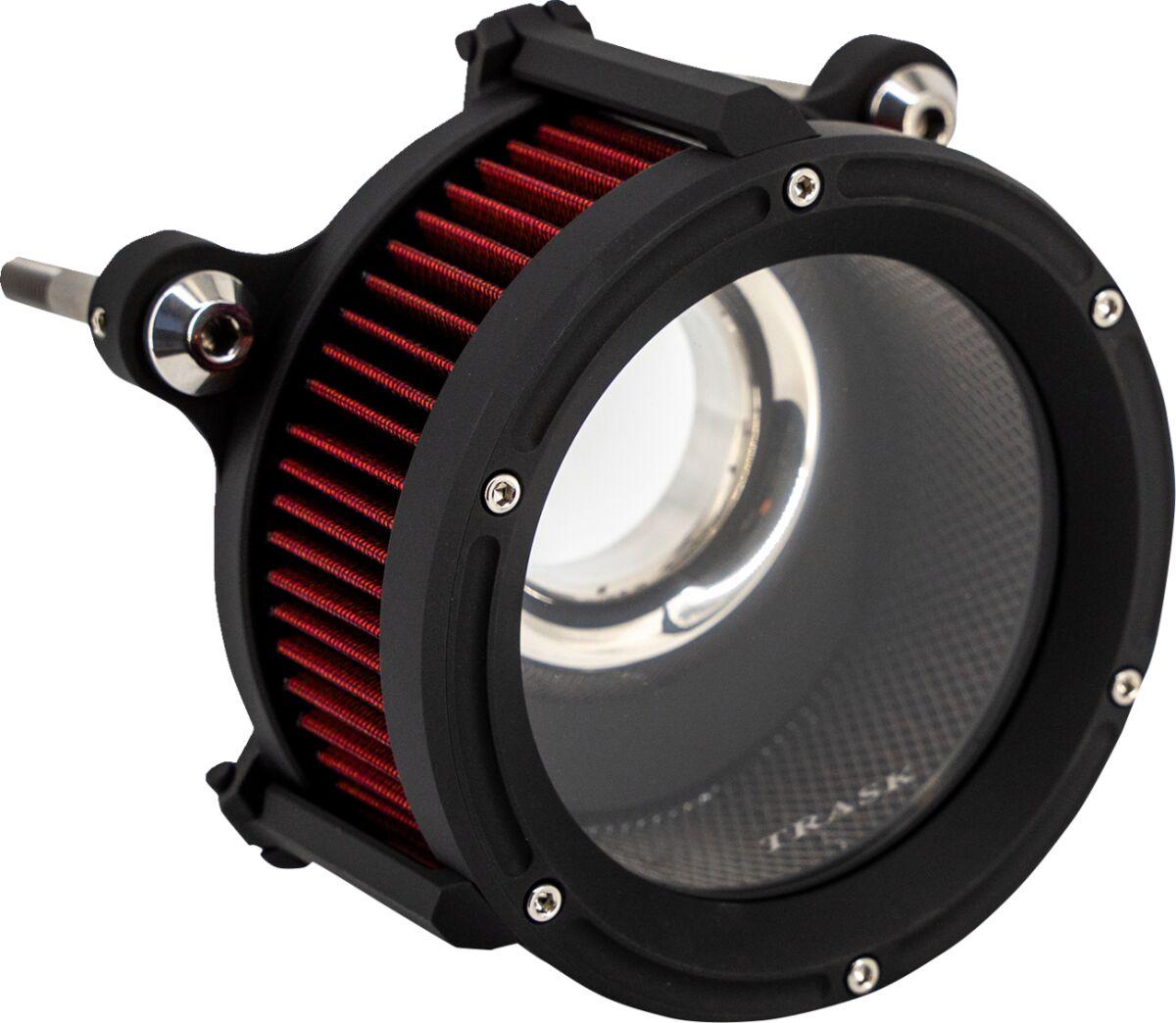 TM-1023BK - Trask Assault Charge High-Flow Air Cleaner For Harley Davidson FLDE 1750 2018-2020 - Black
