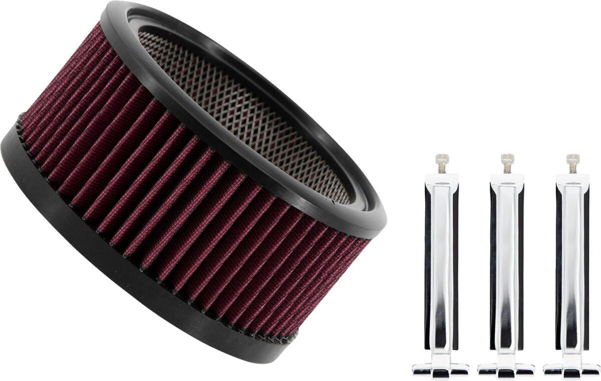 TM-1020-BPCH - Trask Big Power Filter Kit For Harley Davidson FLD 1690 2012-2013