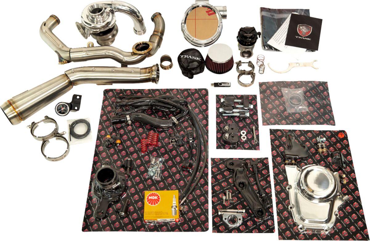 TM-7600-PO - Trask Tornado Turbo Performance Kit For Harley Davidson FLDE 1750 2018-2020 - Polished