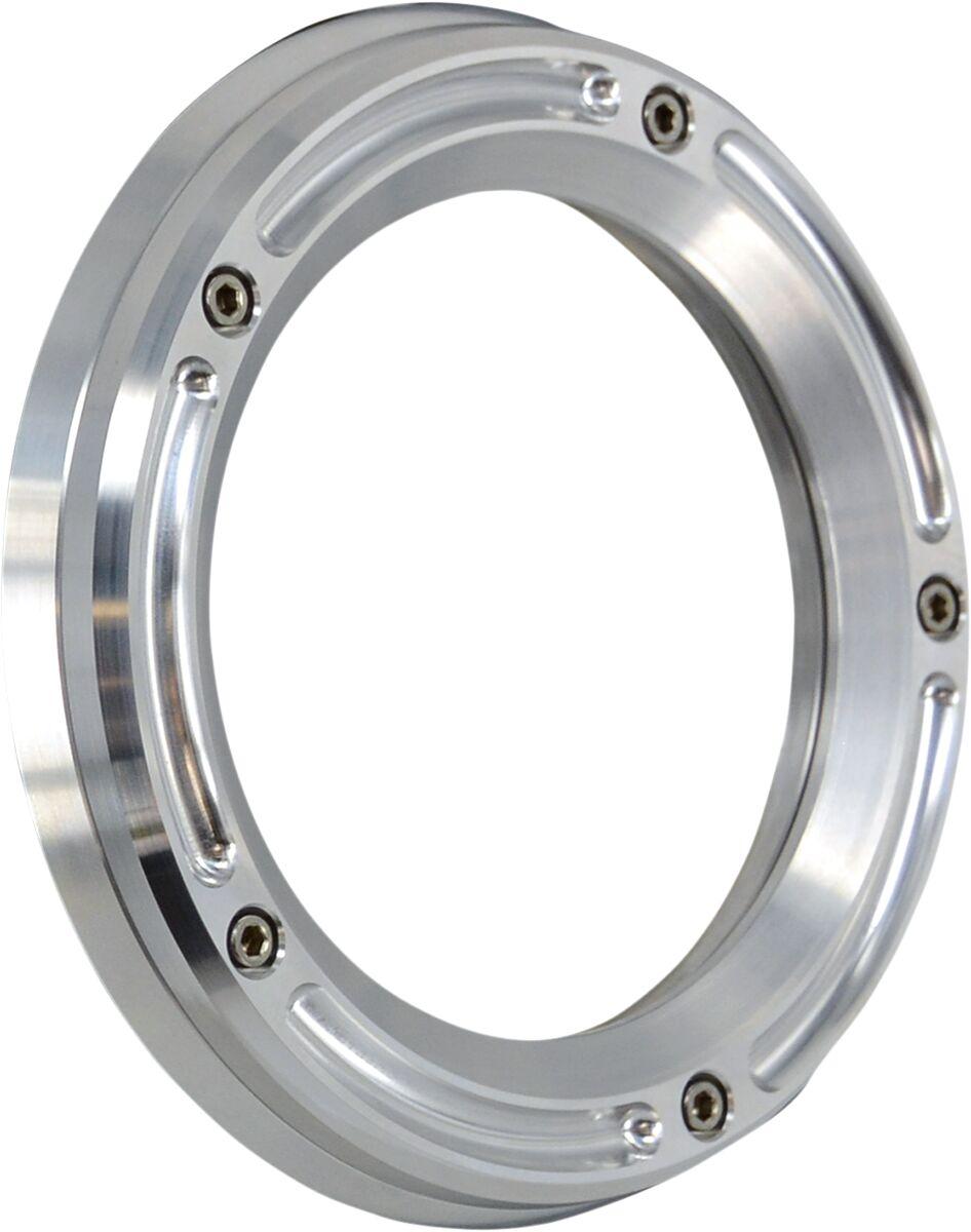 TM-0042R - Trask Assault Derby Cover with Window For Harley Davidson FLDE 1750 2019-2020 - Silver