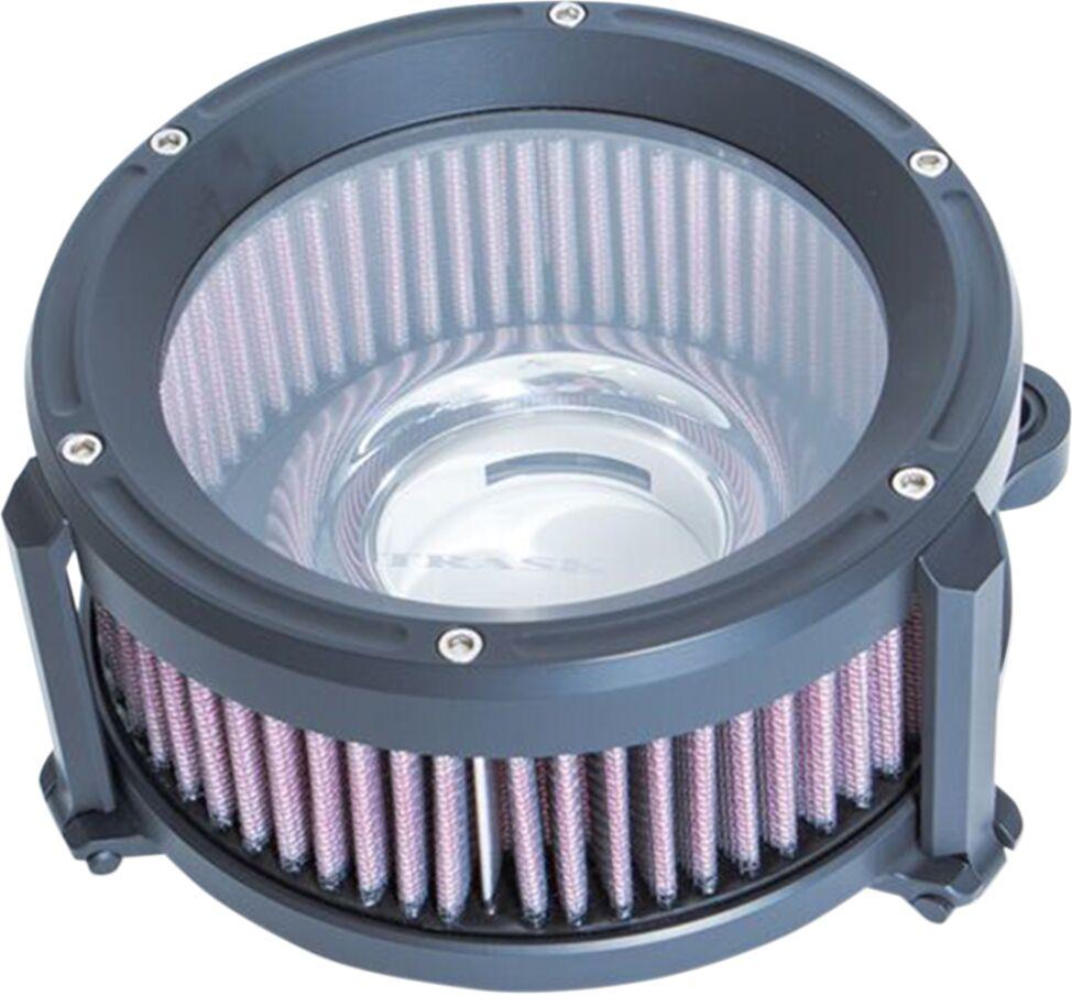 TM-1020BK - Trask Assault Charge High-Flow Air Cleaner For Harley Davidson FLHR 1584 2008 - Black
