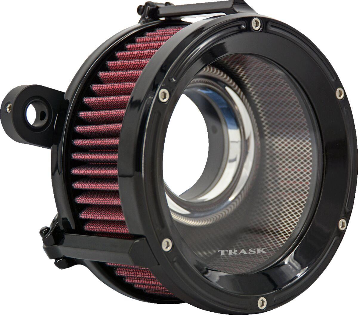 TM-1020GBK - Trask Assault Charge High-Flow Air Cleaner For Harley Davidson FLHR 1584 2008 - Black