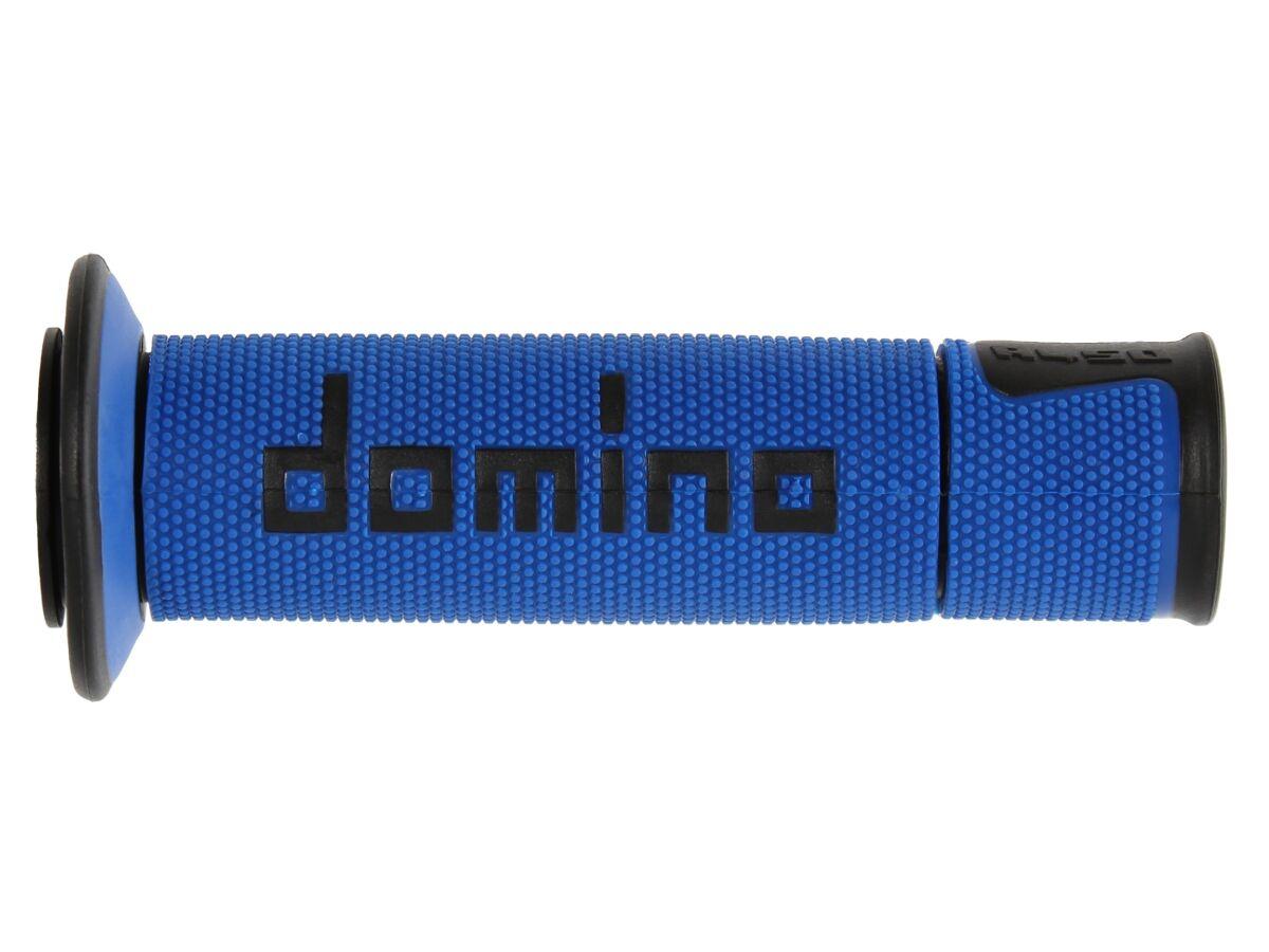 Domino Black/Blue A45041c4048b7-0 - A450 Road/Race Grips - Blue