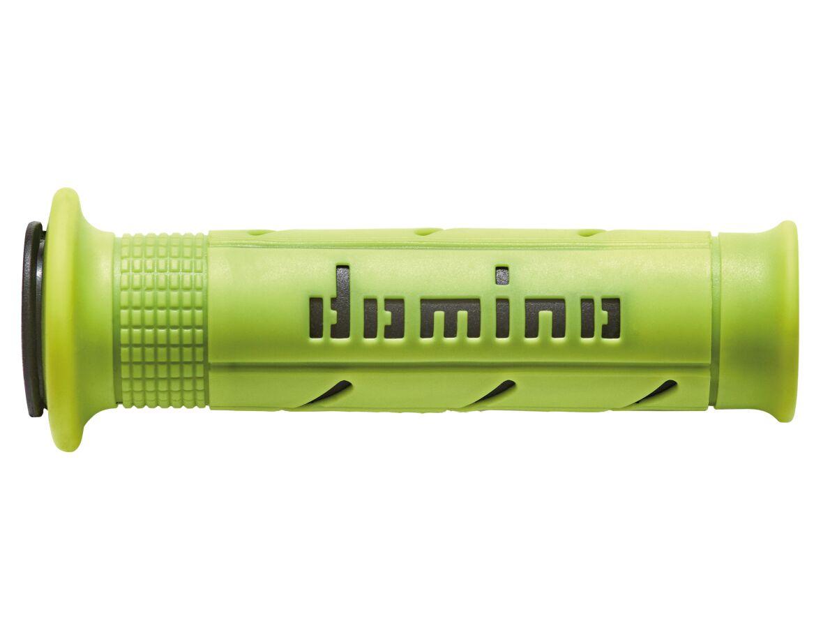 A25041C4050C7-0 - Domino A250 Road Grips - Black/Fluorescent Yellow