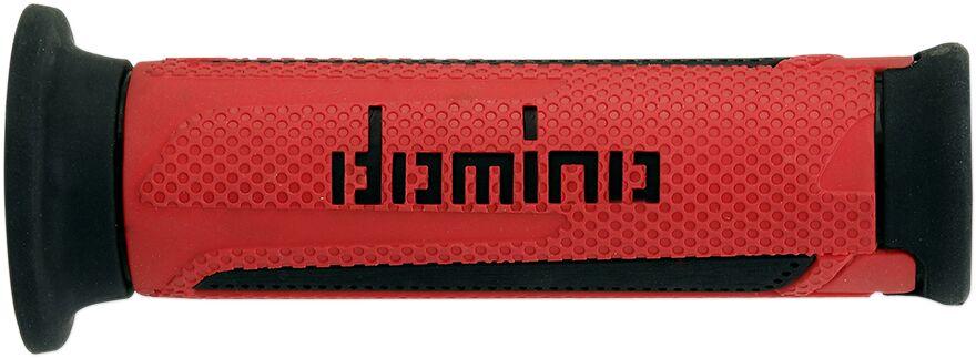 A35041C4042C7-0 - Domino Turismo Sport Touring Grips - Red/Black