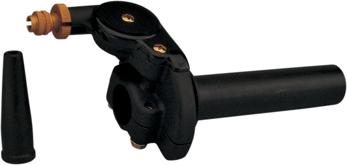 2203.03-02 - Domino 2 Stroke Style Twist Wheel Throttle Assembly System - Black