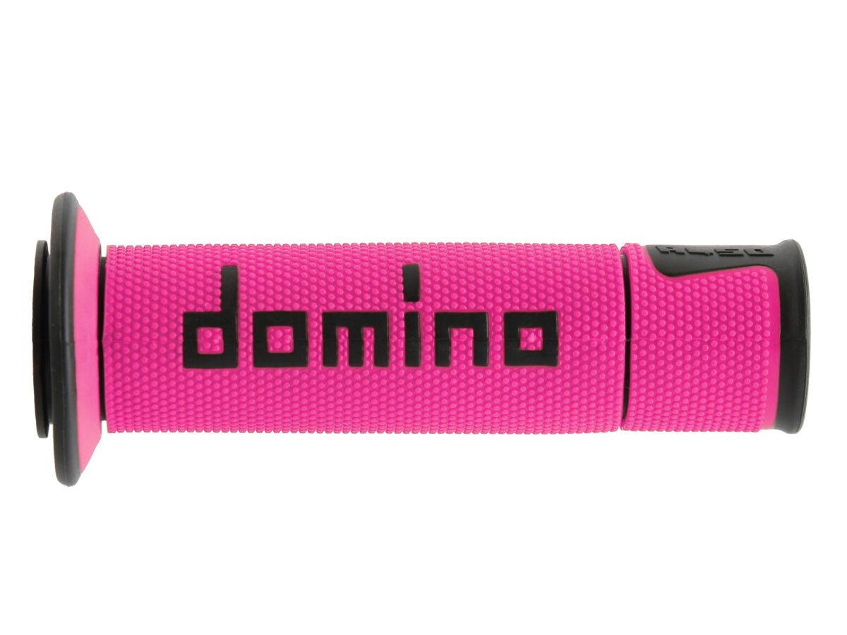 A45041C4043B7-0 - Domino A450 Road/Race Grips - Fuchsia/Black