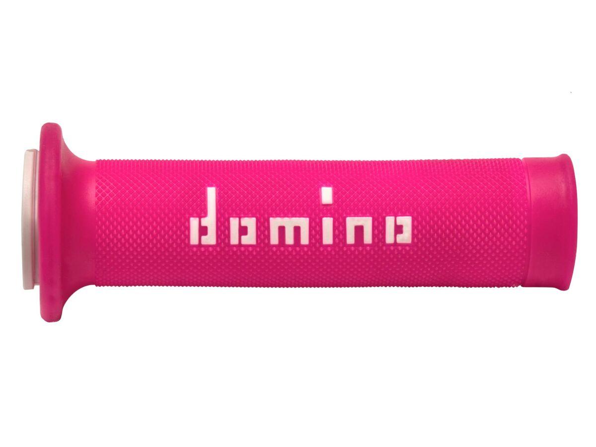 A01041C4643B7-0 - Domino A010 Grips - Fuchsia/White