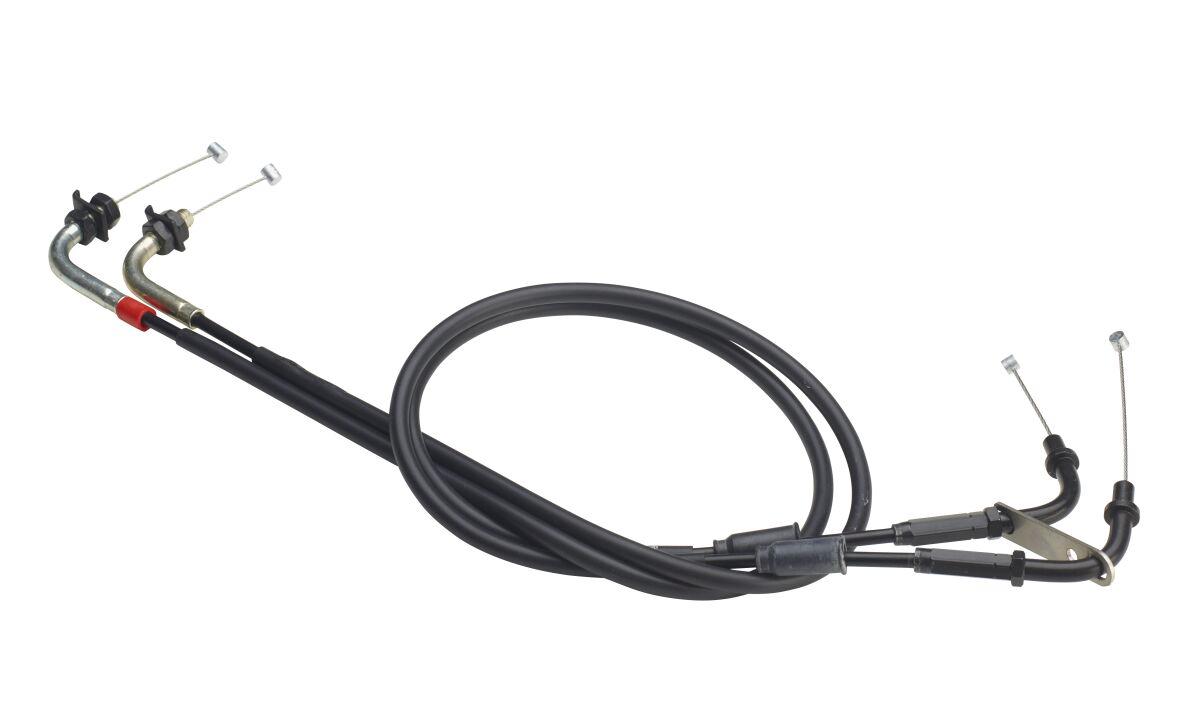 3210.96.04-00 - Domino Dual Throttle Cable For Aprilia RSV4 1000 2009-2013 - Black