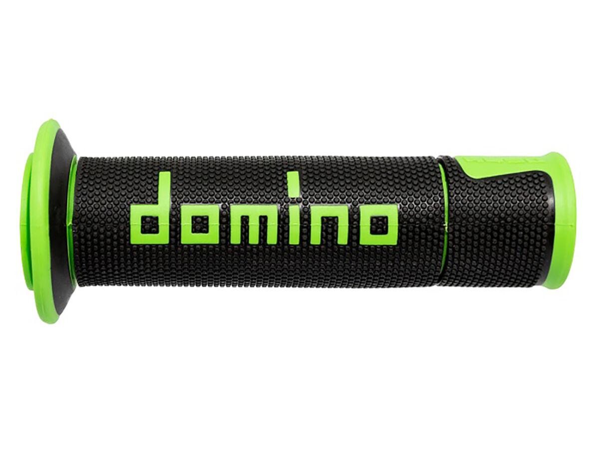 Domino Black/Green A45041c4440b7-0 - A450 Road/Race Grips