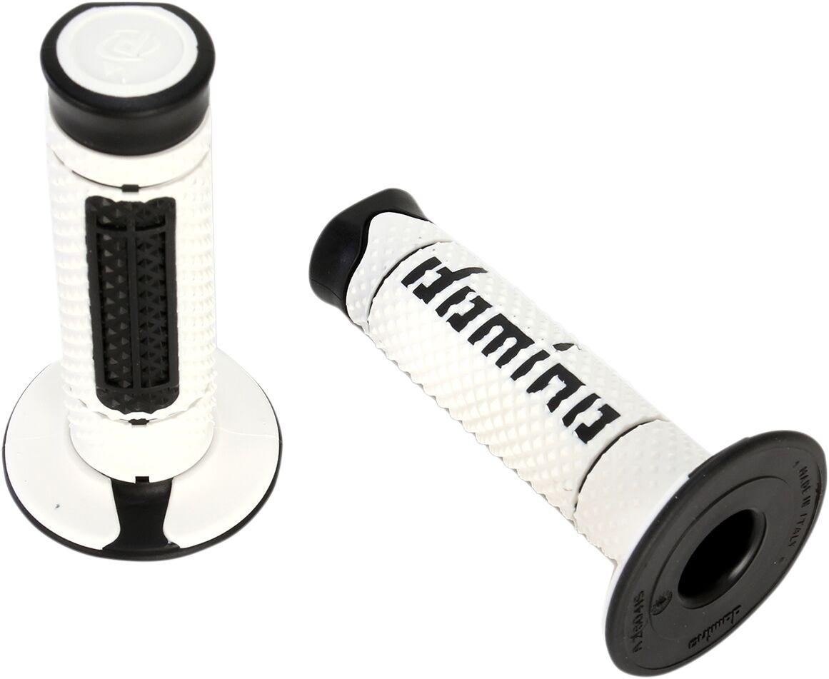 A26041C4046A7-0 - Domino Diamonte Off Road Grips - Black/White