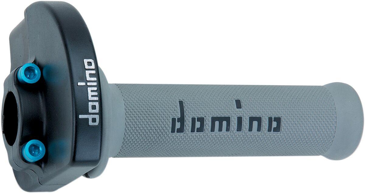 3332.03 - Domino Massimo Throttle Assembly With Grip - Black/Grey